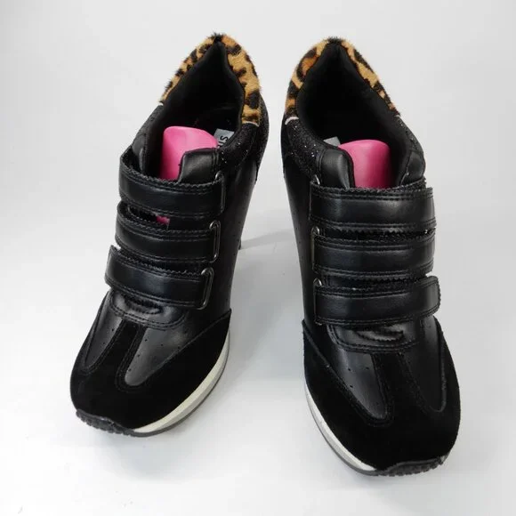 Steve Madden Blaik Stiletto Heels Sneakers Pumps Size 6.5 Black Multi NEW $129 - Picture 9 of 14